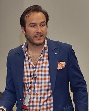 Chris Schembra presenting Building High-Trust Organizations Through Gratitude to an audience
